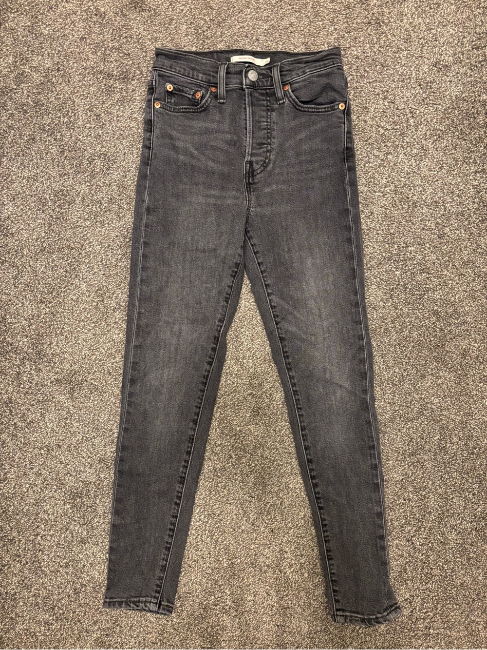Levi's Women's Black-Grey Skinny Jeans